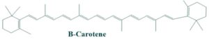 structure of b-carotene