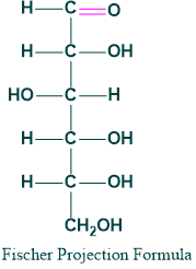 Straight chain structure of D-Glucose