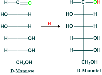 Reduction of mannose