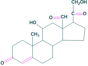 Structure of aldosterone