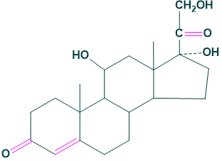 Structure of cortisol