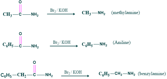 Preparation of methylamine aniline and benzylamine