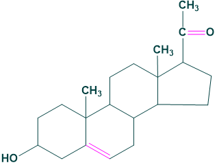 Structure of pregnenolone