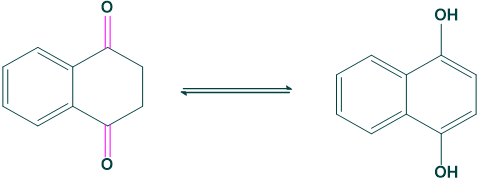 Tautomerism due to aromaticity