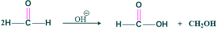 Cannizarro reaction of formaldehyde