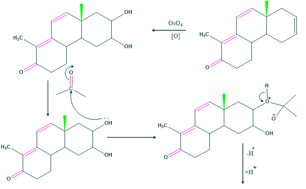 Synthesis of Cholesterol step 10