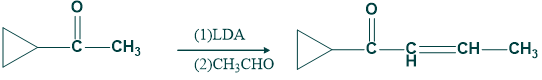 Example od directed aldol condensation