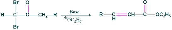 Reaction of using geminal