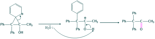 Unsymmetrical pinacole rearrangement  step 03