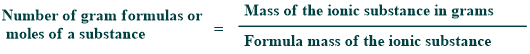 Formula mass