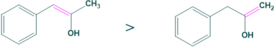 type of tautomerism: conjugation