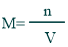 molarity formula