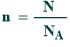 Formula of mole