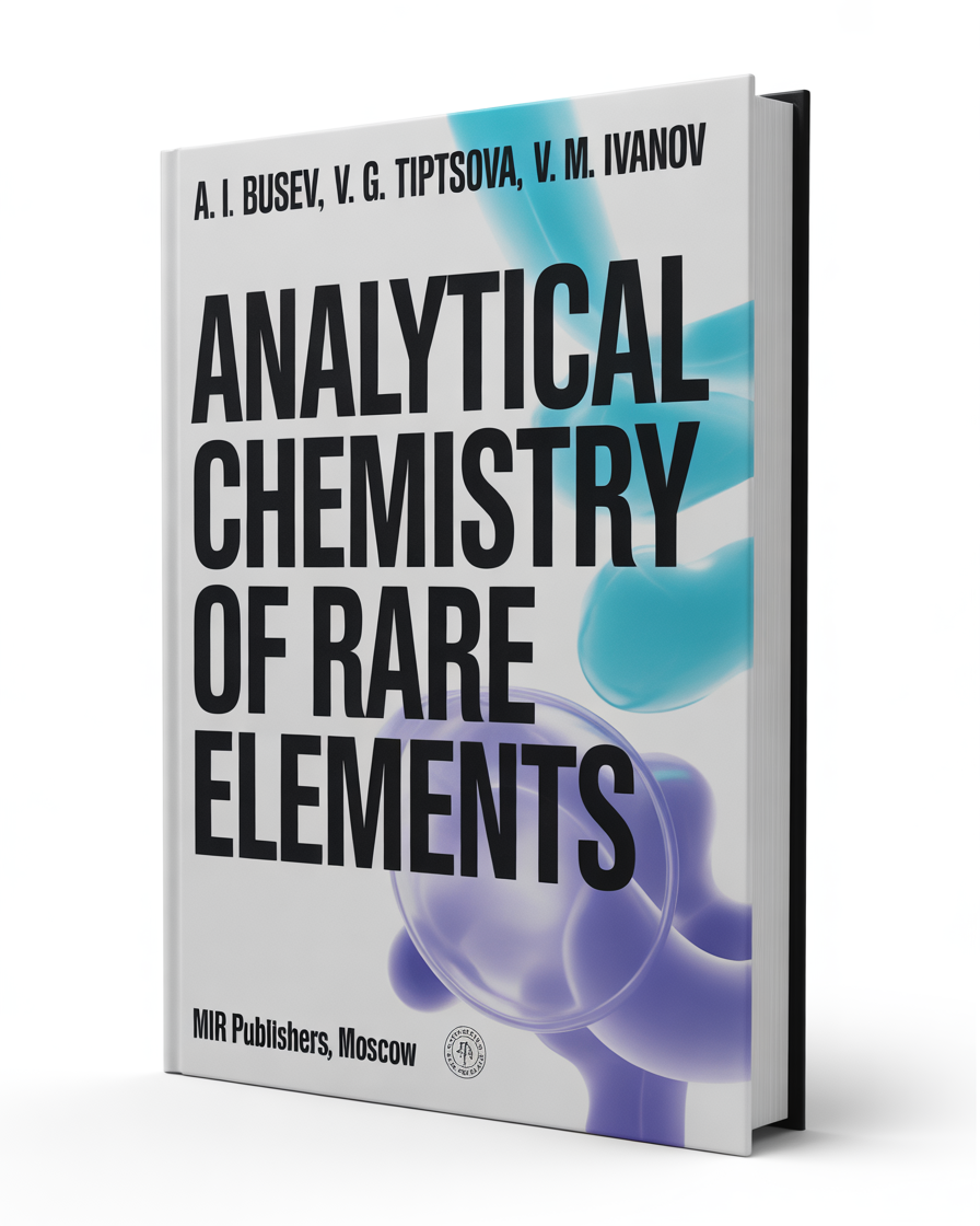 Analytical Chemistry Of Rare Elements by A.I. Busev; V.G. Tiptsova; V.M. Ivanov