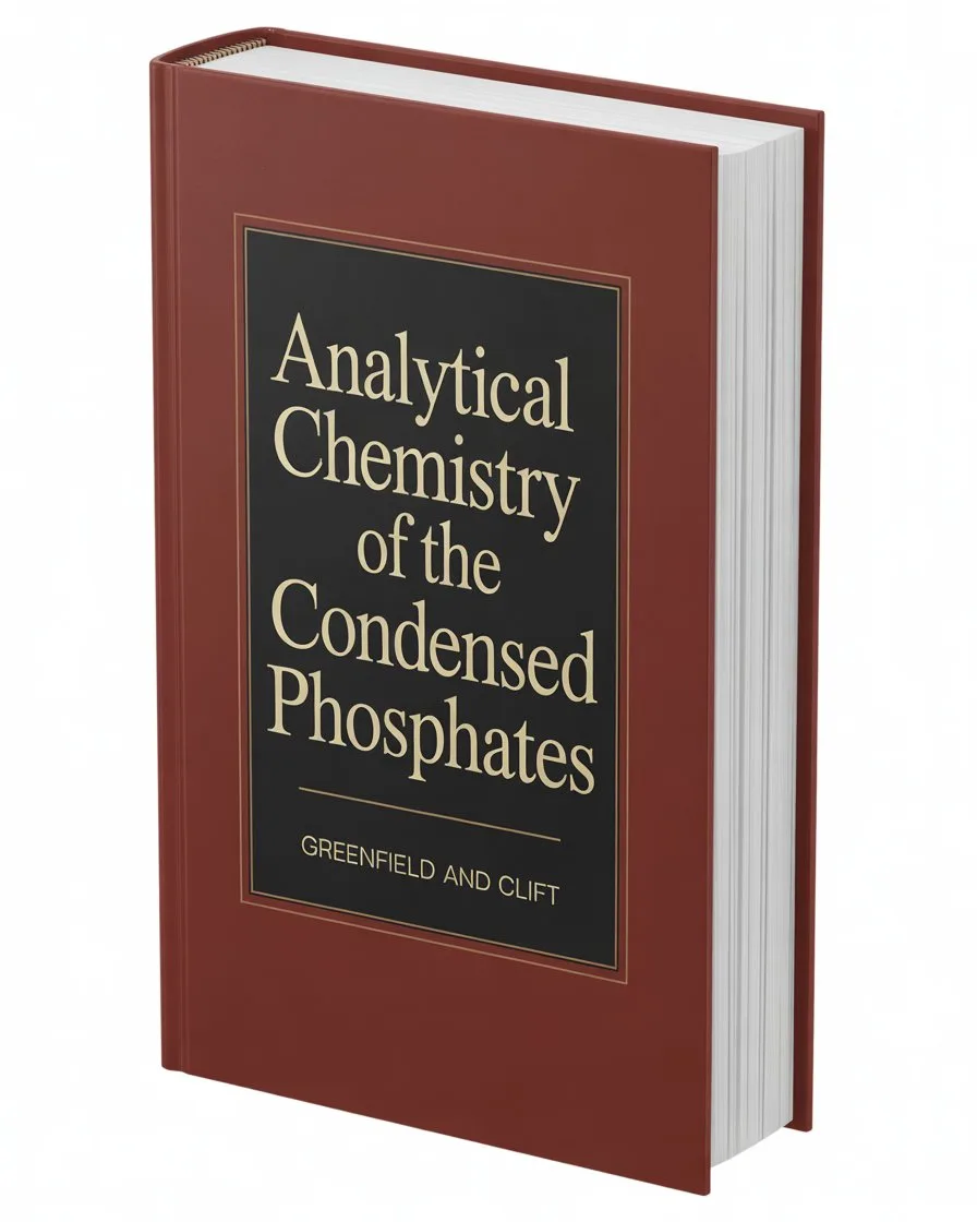 Analytical chemistry of the condensed phosphates by S. Greenfield