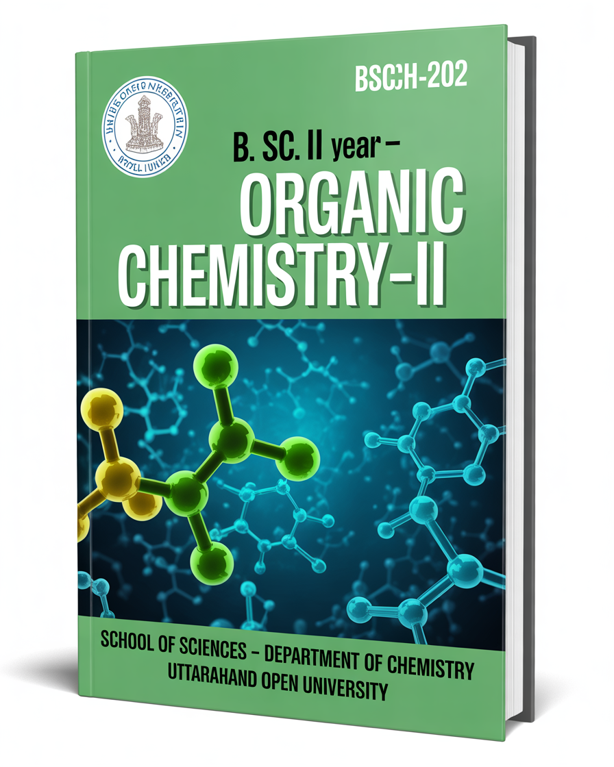B. Sc. II YEAR ORGANIC CHEMISTRY-II by SCHOOL OF SCIENCES – DEPARTMENT OF CHEMISTRY UTTARAKHAND OPEN UNIVERSITY