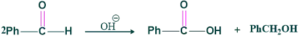 cannizarro reaction of benzaldehyde