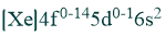 electronic configuration of lanthanides