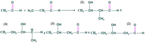 example of cross aldehyde