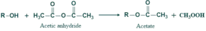 formation of acetate