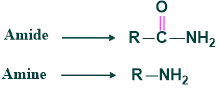 formula of amine and amide