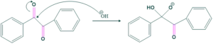 mechanism of benzil benzilic acid rearrangements step 1