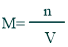 molarity formula