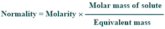 Normality Chemistry 5 normality simple formula