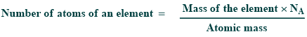 The Mole Definition 7 number of atoms of an element