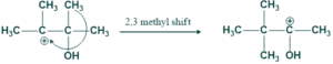 pinacole pinacolone rearrangement 3 step