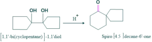 reaction cyclic pinacol
