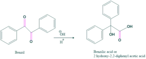 reaction of benzil benzilic acid rearrangements