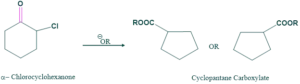reaction of cyclic ketone