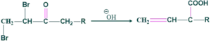 reaction of vicinal dihaloketone