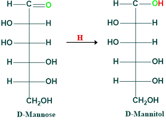 reduction of mannose