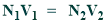 titration formula