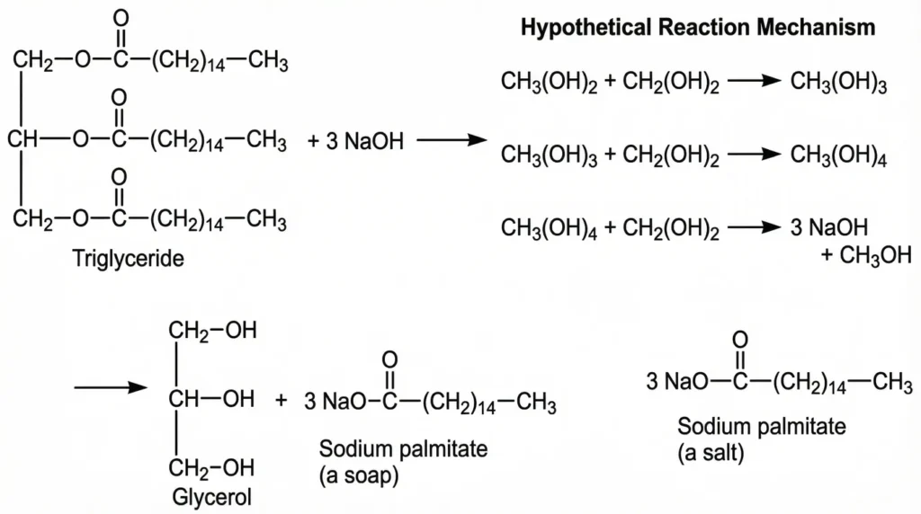 Qualitative Tests For Lipids 4 saponification formula