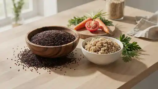 black quinoa
