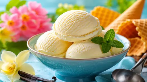 vanilla ice cream